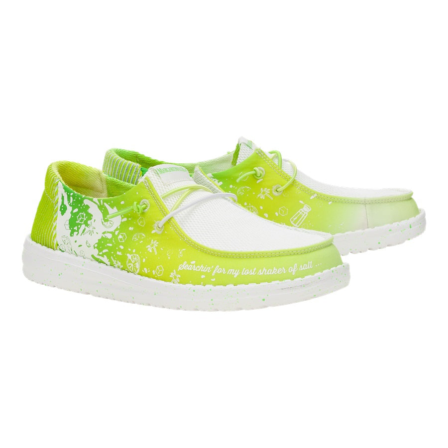 Wendy Margaritaville 2 - White/Lime - Image 3