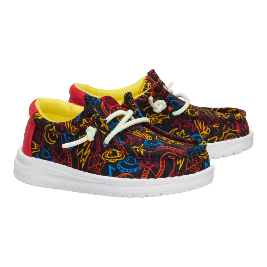 Wally Toddler Space Glow - Black/Red - Image 2