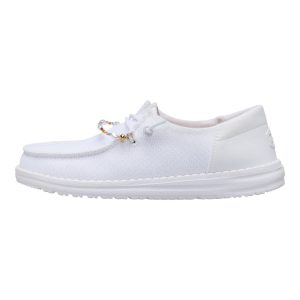 Wendy Funk Mesh Shoelry - White